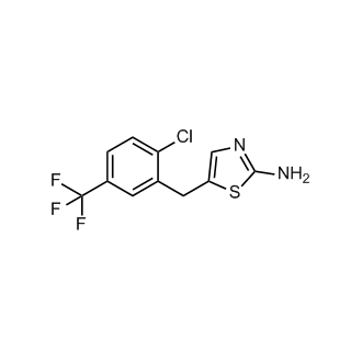 5-{[2-氯-5-(三氟甲基)苯基]甲基}-1,3-噻唑-2-胺,5-{[2-chloro-5-(trifluoromethyl)phenyl]methyl}-1,3-thiazol-2-amine