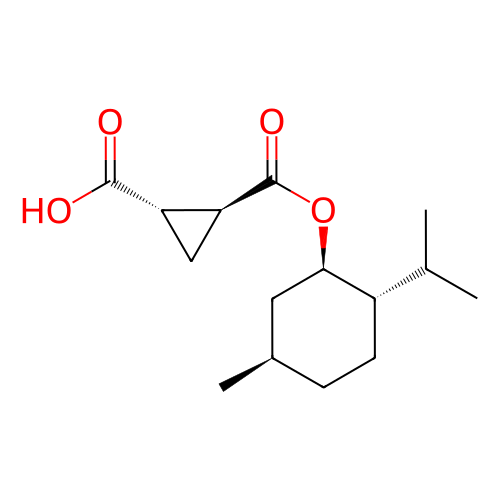 (1S,2S)-2-(((1R,2S,5R)-2-异丙基-5-甲基环己基)氧基)羰基)环丙烷甲酸,(1S,2S)-2-(((1R,2S,5R)-2-isopropyl-5-methylcyclohexyloxy)carbonyl)cyclopropanecarboxylic acid