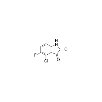 4-氯-5-氟-1H-吲哚-2,3-二酮,4-Chloro-5-fluoroindoline-2,3-dione