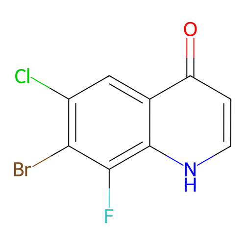 7-溴-6-氯-8-氟喹啉-4(1H)-酮,7-Bromo-6-chloro-8-fluoroquinolin-4(1H)-one