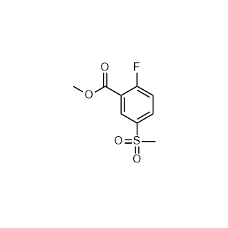 2-氟-5-(甲基磺?；?苯甲酸甲酯,Methyl 2-fluoro-5-(methylsulfonyl)benzoate