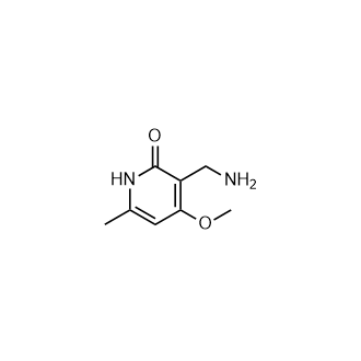 3-(氨基甲基)-4-甲氧基-6-甲基吡啶-2(1H) - 酮,3-(Aminomethyl)-4-methoxy-6-methylpyridin-2(1H)-one
