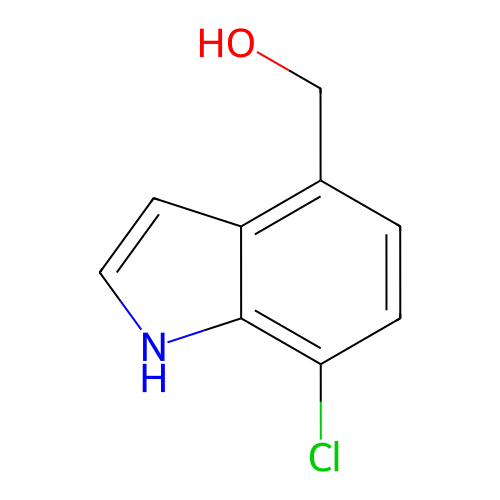 (7-氯-1H-吲哚-4-基)甲醇,(7-Chloro-1H-indol-4-yl)methanol