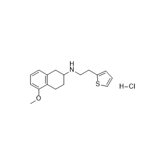 N-(1,2,3,4-四氢-5-甲氧基-2-萘基)-2-噻吩乙胺盐酸盐,5-Methoxy-N-(2-(thiophen-2-yl)ethyl)-1,2,3,4-tetrahydronaphthalen-2-amine hydrochloride