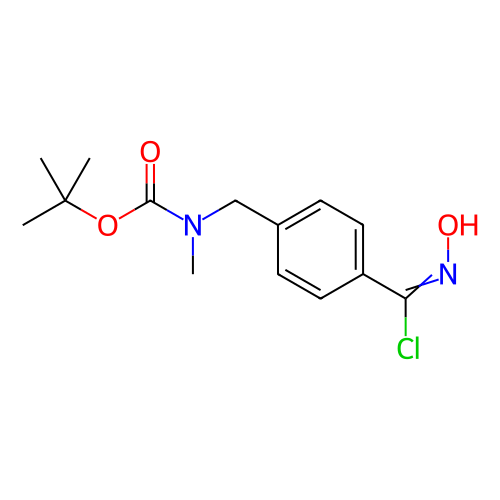 4-(氯(羟基亚氨基)甲基)苄基(甲基)氨基甲酸叔丁酯,tert-Butyl 4-(chloro(hydroxyimino)methyl)benzyl(methyl)carbamate