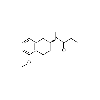 (S)-N-(5-甲氧基-1,2,3,4-四氫萘-2-基)丙酰胺,N-[(2S)-1,2,3,4-Tetrahydro-5-methoxy-2-naphthalenyl]propanamide