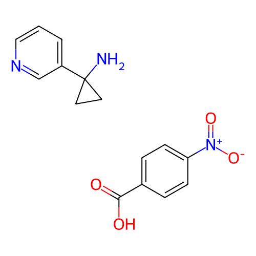 1-(吡啶-3-基)环丙胺双(4-硝基苯甲酸酯),1-(Pyridin-3-yl)cyclopropan-1-amine bis(4-nitrobenzoate)
