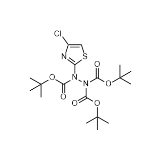 2-(4-氯噻唑-2-基)肼-1,1,2-三羧酸三叔丁酯,tri-tert-Butyl 2-(4-chlorothiazol-2-yl)hydrazine-1,1,2-tricarboxylate