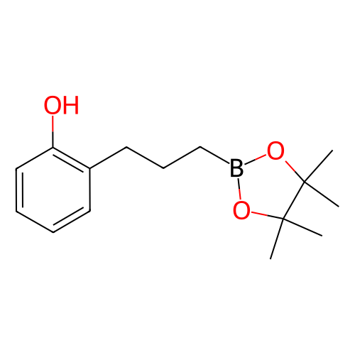 2-(3-(4,4,5,5-四甲基-1,3,2-二氧硼烷-2-基)丙基)苯酚,2-(3-(4,4,5,5-Tetramethyl-1,3,2-dioxaborolan-2-yl)propyl)phenol