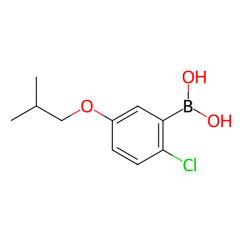 2-氯-5-异丁氧基苯硼酸,(2-Chloro-5-isobutoxyphenyl)boronic acid