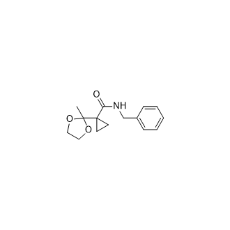 N-芐基-1-(2-甲基-1,3-二氧戊環(huán)-2-基)環(huán)丙烷-1-甲酰胺,N-Benzyl-1-(2-methyl-1,3-dioxolan-2-yl)cyclopropane-1-carboxamide