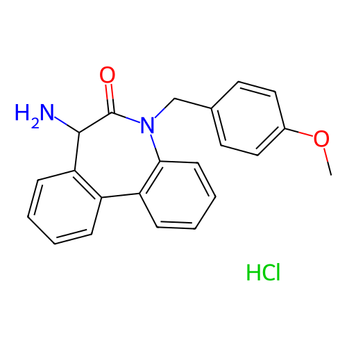 7-氨基-5-(4-甲氧基苄基)-5H-二苯并[b,d]氮杂卓-6(7H)-酮盐酸盐,7-Amino-5-(4-methoxybenzyl)-5H-dibenzo[b,d]azepin-6(7H)-one hydrochloride