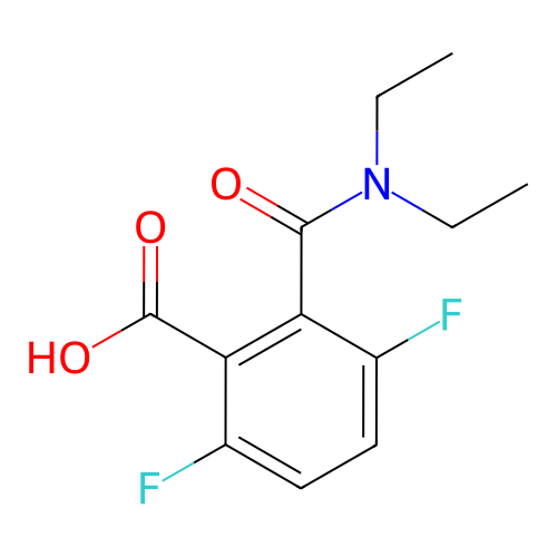 2-(二乙基氨基甲?；?-3,6-二氟苯甲酸,2-(Diethylcarbamoyl)-3,6-difluorobenzoic acid