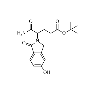 5-氨基-4-(5-羟基-1-氧代异吲哚啉-2-基)-5-氧代戊酸叔丁酯,tert-Butyl 5-amino-4-(5-hydroxy-1-oxoisoindolin-2-yl)-5-oxopentanoate