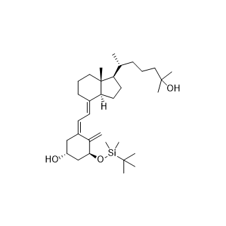 (1R,3S,Z)-3-((叔丁基二甲基硅烷基)氧基)-5-((E)-2-((1R,3aS,7aR)-1-((R)-6-羥基-6-亞甲基庚-2-基)-7a-甲基六氫-1H-茚-4(2H)-亞基)亞乙基)-4-甲基環(huán)己醇,(1R,3S,Z)-3-(tert-butyldimethylsilyloxy)-5-((E)-2-((1R,3aS,7aR)-1-((R)-6-hydroxy-6-methylheptan-2-yl)-7a-methyldihydro-1H-inden-4(2H,5H,6H,7H,7aH)-ylidene)ethylidene)-4-methylenecyclohexanol