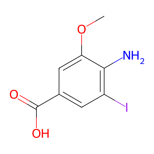 4-氨基-3-碘-5-甲氧基苯甲酸,4-Amino-3-iodo-5-methoxybenzoic acid