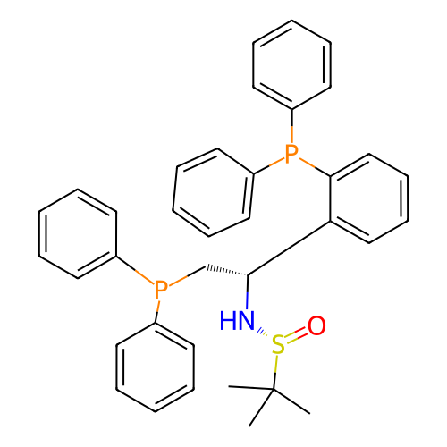 (R)-N-((S)-2-(二苯基膦基)-1-(2-(二苯基膦基)苯基)乙基)-2-甲基丙烷-2-亞磺酰胺,(R)-N-((S)-2-(diphenylphosphanyl)-1-(2-(diphenylphosphanyl)phenyl)ethyl)-2-methylpropane-2-sulfinamide