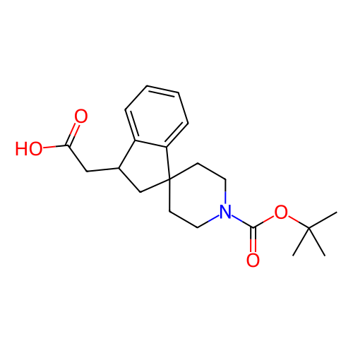 2-(1' -(叔丁氧基羰基)-2,3-二氫螺[茚-1,4'-哌啶] -3-基)乙酸,2-(1'-(tert-Butoxycarbonyl)-2,3-dihydrospiro[indene-1,4'-piperidin]-3-yl)acetic acid