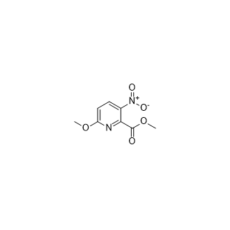 6-甲氧基-3-硝基吡啶-2-甲酸甲酯,Methyl 6-methoxy-3-nitropicolinate