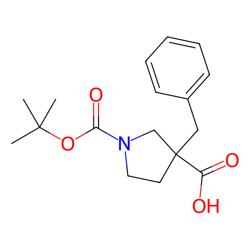3-苄基-1-(叔丁氧基羰基)吡咯烷-3-羧酸,3-Benzyl-1-(tert-butoxycarbonyl)pyrrolidine-3-carboxylic acid
