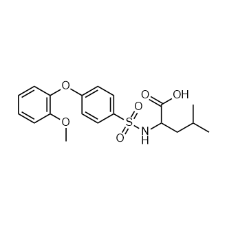 N-[4-(2-甲氧基苯氧基)苯磺酰基]-DL-亮氨酸,N-[4-(2-Methoxyphenoxy)phenylsulfonyl]-DL-leucine