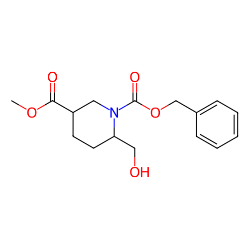 6-(羟基甲基)哌啶-1,3-二羧酸1-苄基-3-甲基酯,1-Benzyl 3-methyl 6-(hydroxymethyl)piperidine-1,3-dicarboxylate