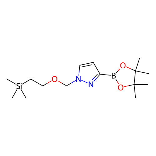 3-(4,4,5,5-四甲基-1,3,2-二氧杂硼杂环戊烷-2-基)-1-((2-(三甲基甲硅烷基)乙氧基)甲基)-1H-吡唑,3-(4,4,5,5-Tetramethyl-1,3,2-dioxaborolan-2-yl)-1-((2-(trimethylsilyl)ethoxy)methyl)-1H-pyrazole