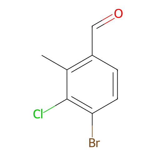 4-溴-3-氯-2-甲基苯甲醛,4-Bromo-3-chloro-2-methylbenzaldehyde