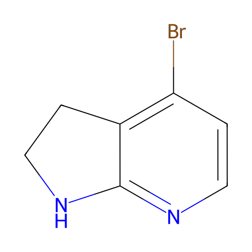 4-溴-1H,2H,3H-吡咯并[2,3-b]吡啶,4-Bromo-1H,2H,3H-pyrrolo[2,3-b]pyridine