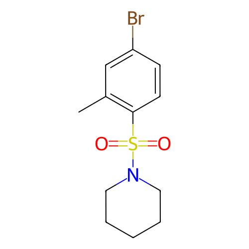 1-((4-溴-2-甲基苯基)磺酰基)哌啶,1-((4-Bromo-2-methylphenyl)sulfonyl)piperidine