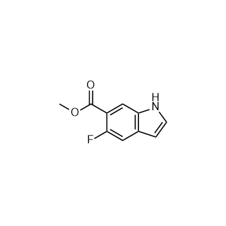 5-氟-1H-吲哚-6-羧酸甲酯,Methyl 5-fluoro-1H-indole-6-carboxylate