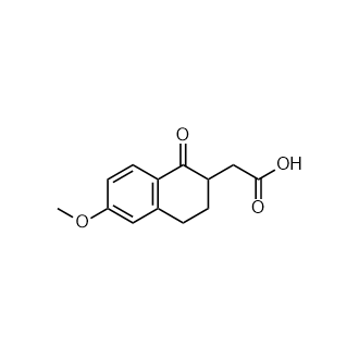 2-(6-甲氧基-1-氧代-1,2,3,4-四氫萘-2-基)乙酸,2-(6-Methoxy-1-oxo-1,2,3,4-tetrahydronaphthalen-2-yl)acetic acid