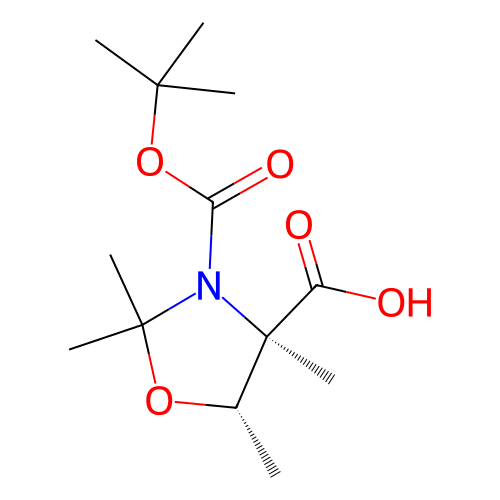 (4R,5S)-3-甲基-2,5,5-三甲基噁唑烷-3,4-二羧酸叔丁酯,(4R,5S)-3-tert-butyl 4-methyl 2,2,5-trimethyloxazolidine-3,4-dicarboxylate