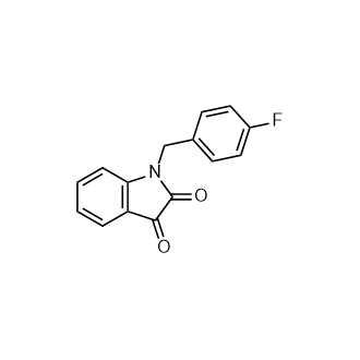 1-(4-氟苄基)-1H-吲哚-2,3-二酮,1-(4-Fluorobenzyl)-1h-indole-2,3-dione