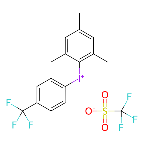 异三叉戟(4-(三氟甲基)苯基)碘鎓三氟甲磺酸盐,Mesityl(4-(trifluoromethyl)phenyl)iodonium trifluoromethanesulfonate