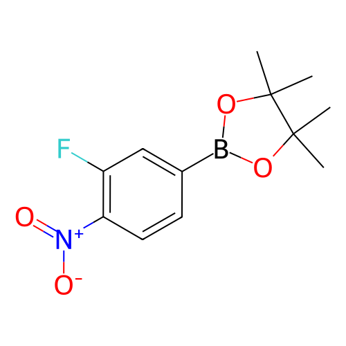 2-(3-氟-4-硝基苯基)-4,4,5,5-四甲基-1,3,2-二氧杂硼杂环戊烷,2-(3-Fluoro-4-nitrophenyl)-4,4,5,5-tetramethyl-1,3,2-dioxaborolane
