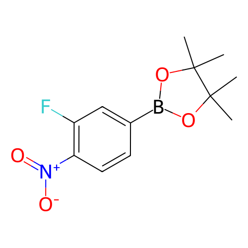 2-(3-氟-4-硝基苯基)-4,4,5,5-四甲基-1,3,2-二氧雜硼雜環(huán)戊烷,2-(3-Fluoro-4-nitrophenyl)-4,4,5,5-tetramethyl-1,3,2-dioxaborolane