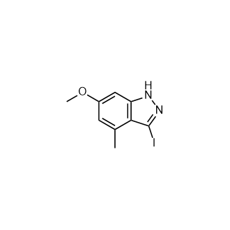 3-碘-6-甲氧基-4-甲基-1H-吲唑,3-Iodo-6-methoxy-4-methyl-1H-indazole