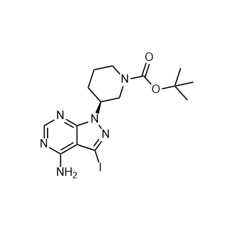 (S)-3-(4-氨基-3-碘-1H-吡唑并[3,4-d]嘧啶-1-基)哌啶-1-羧酸叔丁酯,tert-butyl (S)-3-(4-Amino-3-iodo-1H-pyrazolo[3,4-d]pyrimidin-1-yl)piperidine-1-carboxylate