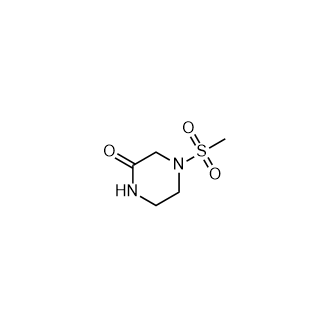 4-甲磺?；哙?2-酮,4-Methanesulfonylpiperazin-2-one