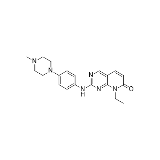 8-乙基-2-((4-(4-甲基哌嗪-1-基)苯基)氨基)吡啶并[2,3-d]嘧啶-7(8H)-酮,8-Ethyl-2-[[4-(4-methylpiperazin-1-yl)phenyl]amino]-8H-pyrido[2,3-d]pyrimidin-7-one