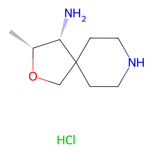 (3R,4R)-3-甲基-2-氧杂-8-氮杂螺[4.5]癸-4-胺盐酸盐,(3R,4R)-3-Methyl-2-oxa-8-azaspiro[4.5]decan-4-amine hydrochloride
