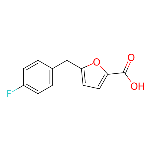 5-(4-氟苄基)呋喃-2-羧酸,5-(4-Fluorobenzyl)furan-2-carboxylic acid