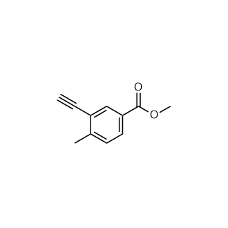 3-乙炔基-4-甲基苯甲酸甲酯,Methyl 3-ethynyl-4-methylbenzoate