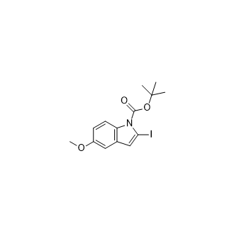 2-碘-5-甲氧基-1H-吲哚-1-羧酸叔丁酯,tert-Butyl 2-iodo-5-methoxy-1H-indole-1-carboxylate