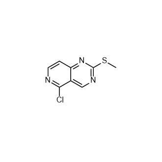 5-氯-2-(甲硫基)吡啶并[4,3-d]嘧啶,5-Chloro-2-(methylthio)pyrido[4,3-d]pyrimidine