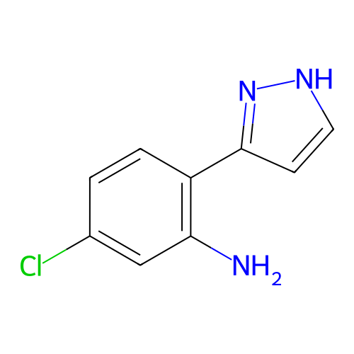 5-氯-2-(1H-吡唑-5-基)苯胺,5-Chloro-2-(1H-pyrazol-5-yl)aniline
