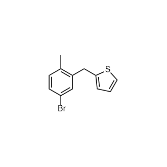 2-(5-溴-2-甲基苄基)噻吩,2-(5-Bromo-2-methylbenzyl)thiophene