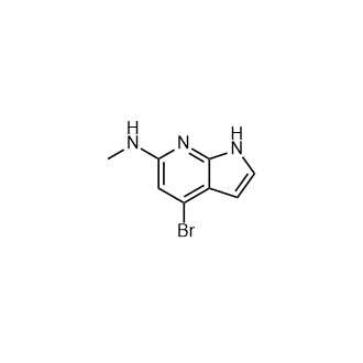 4-溴-N-甲基-1H-吡咯并[2,3-b]吡啶-6-胺,4-Bromo-N-methyl-1H-pyrrolo[2,3-b]pyridin-6-amine