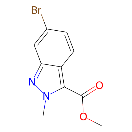 6-溴-2-甲基-2H-吲唑-3-甲酸甲酯,Methyl 6-bromo-2-methyl-2H-indazole-3-carboxylate